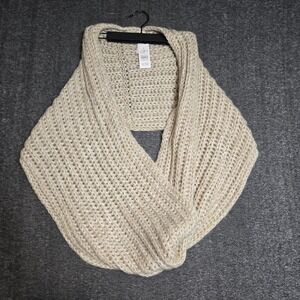 NWT Loft Beige Chunky Knit Infinity Scarf